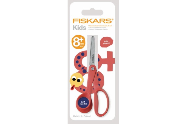 FISKARS Kinderschere Classic 13cm 1005169 rot, Linkshänder